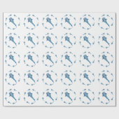 Aquarell Walhai Geschenkpapier (Flach)