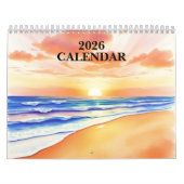 Aquarell-Wandkalender 2025  Kalender (Titelbild)
