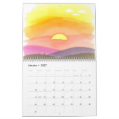 Aquarell-Wandkalender 2025 Kalender (Jan 2027)