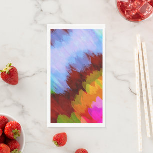 Aquarell-Wasserfall, Natur 2 Serviette
