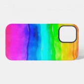 Aquarell-Wasserfarbe-Waschung iPhone Hülle (Rückseite (Horizontal))