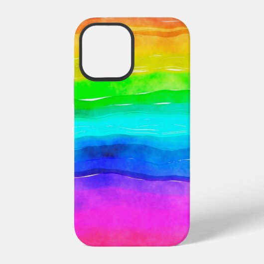 Aquarell-Wasserfarbe-Waschung iPhone Hülle (Rückseite)