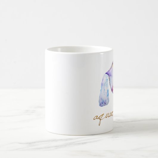 Aquarell-Wassermann-Wasser-Träger Kaffeetasse (Mittel)