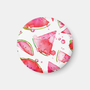 Aquarell Wassermelone 1 Magnet