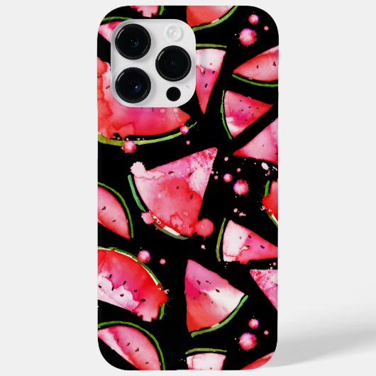 Aquarell Wassermelone 2 Case-Mate iPhone Hülle (Rückseite)