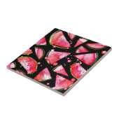 Aquarell Wassermelone 2 Fliese (Seite)