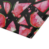 Aquarell-Wassermelone 2 Schneidebrett (Ecke)