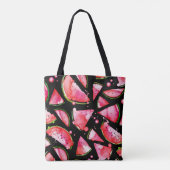 Aquarell Wassermelone 2 Tasche (Rückseite)
