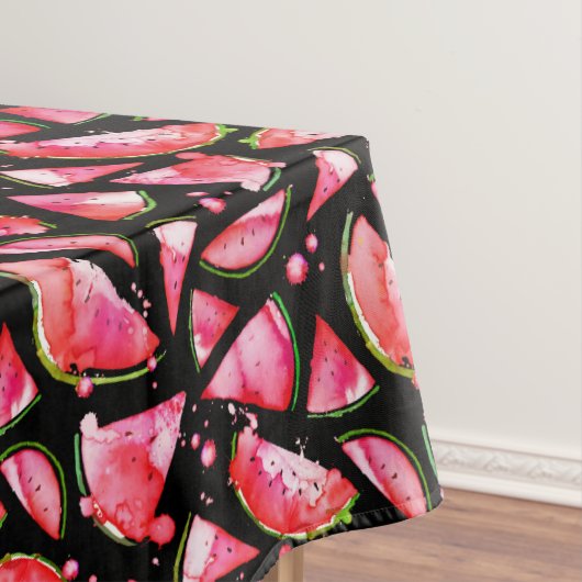 Aquarell Wassermelone 2 Tischdecke (Beispiel)