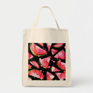 Aquarell Wassermelone 2 Tragetasche