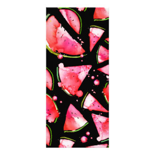 Aquarell Wassermelone 2 Werbekarte