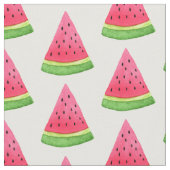Aquarell-Wassermelone-Muster Stoff (Nahaufnahme)