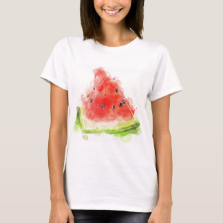 Aquarell-Wassermelone T-Shirt