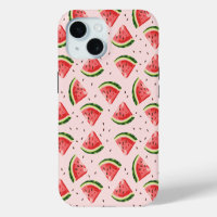 Aquarell-Wassermelonen-Fruchtmuster