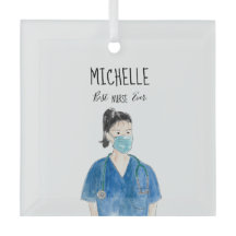 Aquarell Weibliche beste Krankenschwester überhaup