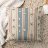 Aquarell Weiche Gänse & Floral Doppelseitig Kissen (Decke)
