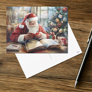 Aquarell Weihnachten Überprüfung seiner Urlaubskar