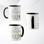Aquarell-Weihnachts-Kaffeetasse Tasse