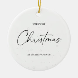 Aquarell Weihnachtsbaum Bow Unsere ersten Weihnach Keramik Ornament