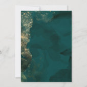 Aquarell, Weihnachtsbaumchen, Eukalyptus Einladung (Rückseite)