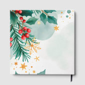 Aquarell Weihnachtsgeschenk - Urlaub Gästebuch (Rückseite)