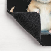 Aquarell-Weihnachtsmaus Mousepad (Ecke)