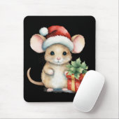 Aquarell-Weihnachtsmaus Mousepad (Mit Mouse)