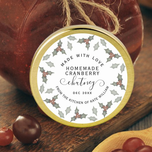 Aquarell-Weihnachtsplätzchen-Torte-Marmelade-Karam Runder Aufkleber