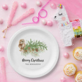 Aquarell Weihnachtsweihnachtsgebäck Party Pappteller (Party)