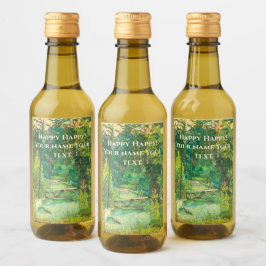 Aquarell Weinetikett