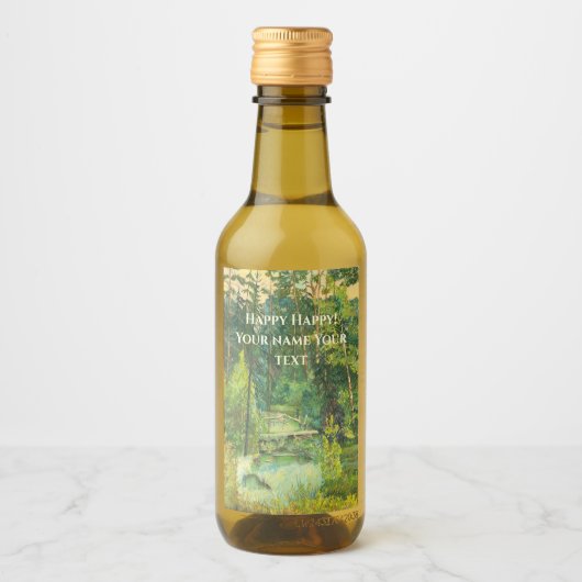 Aquarell Weinetikett (Vorderseite)