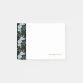 Aquarell-weißes Orchideen-Muster Post-it Klebezettel (Vorderseite)