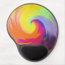 Aquarell-Welle - Gel Mousepad