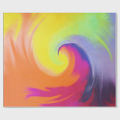 Aquarell-Welle - Packpapier (Flach)