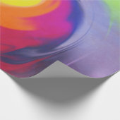 Aquarell-Welle - Packpapier (Ecke)