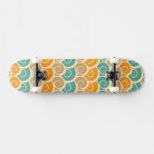 Aquarell-Wellen-Muster Skateboard (Horizontal)