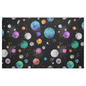 Aquarell Weltraumplaneten Galaxie Stoff (Fat Quarter (45,7 x 55,9 cm))