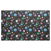 Aquarell Weltraumplaneten Galaxie Stoff (Yard (91,4 cm))