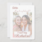 Aquarell Werden Sie meine überragende Vorschlagska Ankündigung (Vorderseite)