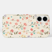 Aquarell-Wiesen-Blumenmuster Case-Mate iPhone Hülle (Rückseite (Horizontal))