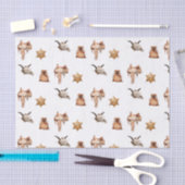 Aquarell Wild West Kinderkunst Seidenpapier (Handwerk)