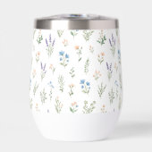 Aquarell-Wildblume Blau Lavendel Boho Cottage (Vorderseite)