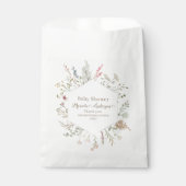 Aquarell Wildblume Blume Kinderdusche Geschenktütchen (Vorderseite)