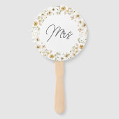 Aquarell Wildblume Mr. or Mrs Game Fächer (Vorderseite)