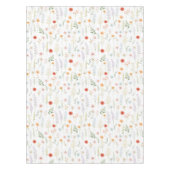 Aquarell-Wildblumen-Blumen-Botanik-Muster Tischdecke (Vorderseite)