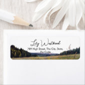 Aquarell-Wildblumen-Blumen-Elegantes Skript (Insitu)