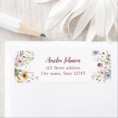 Aquarell-Wildblumen-Blumenkranz (Insitu)