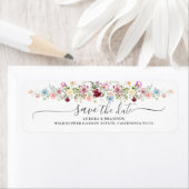 Aquarell-Wildblumen-Boho-Gartenhochzeit  (Insitu)