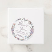 Aquarell Wildblumen Kinderdusche Vielen Dank Geschenkanhänger (Beispiel)