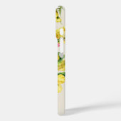 Aquarell-Wildblumen-Monogramm Case-Mate iPhone Hülle (Rückseite / Links)